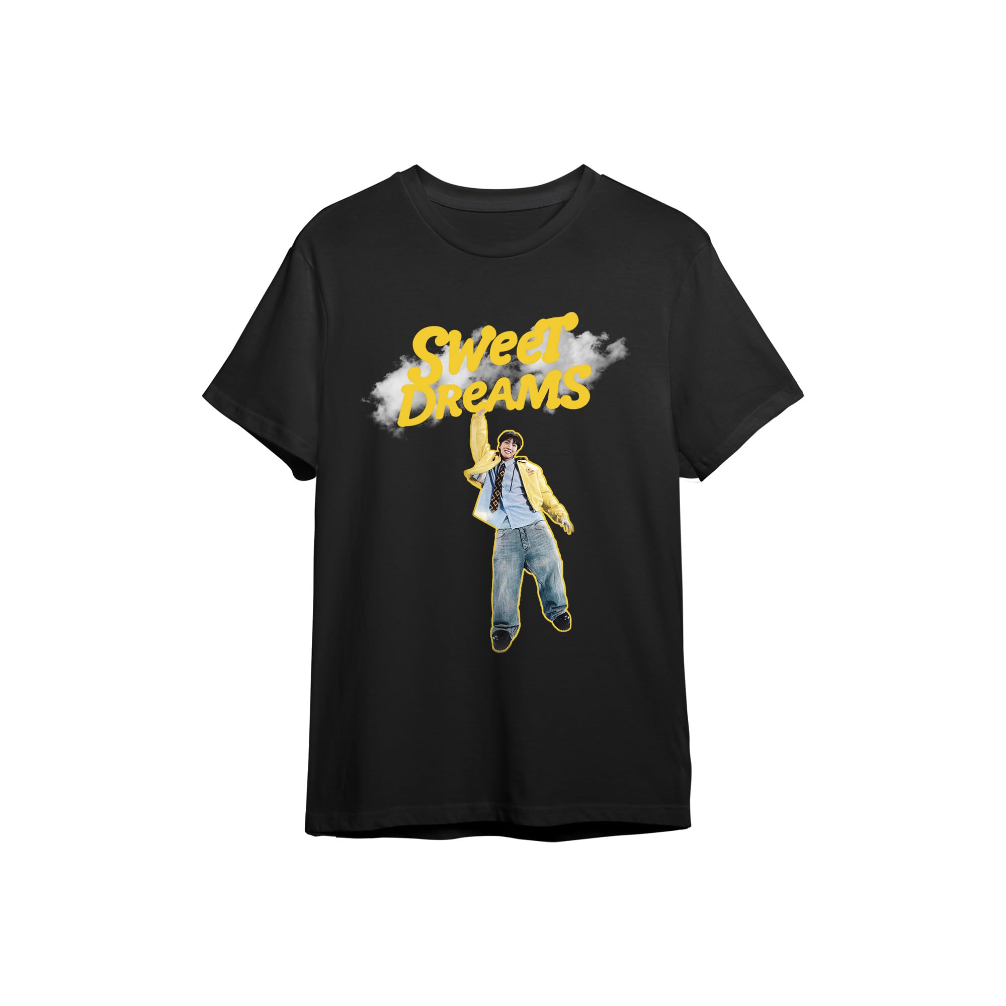 Buy The Korhean Store J-Hope Sweet Dream Black Regular Fit Crew